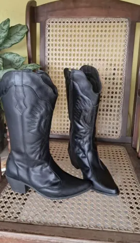 BOTA FEMININA TEXANA BICO FINO TAMANHO 37