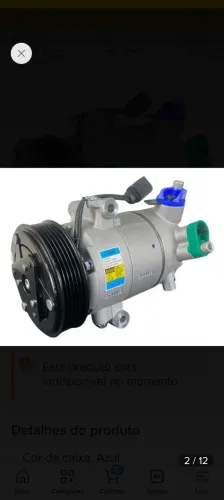 Compressor ar condicionado gol g7