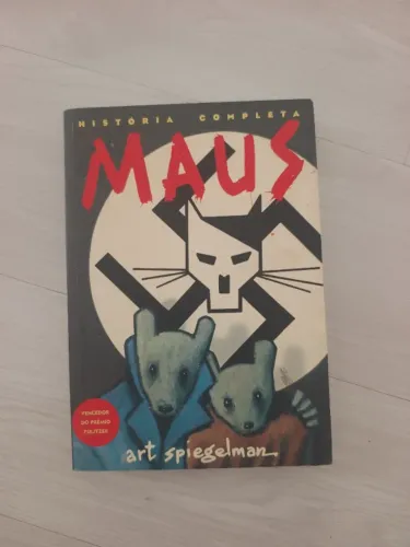 Livro Maus de Art Spiegelman (História Completa) Ed. Cia das Letras