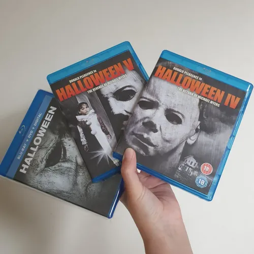 Blu-ray Halloween 4, 5 e Remake 2018 Originais Importados