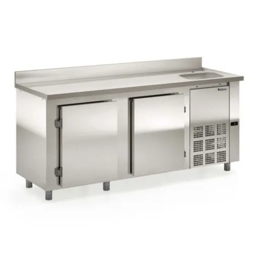Balcão refrigerado aço Inox Gelopar