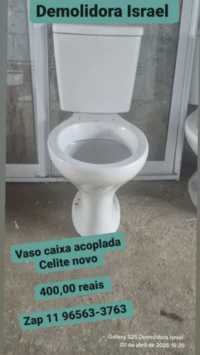 Vaso caixa acoplada Celite novo 