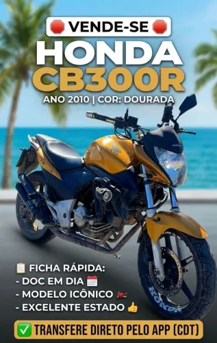 CB300 Dourada 2010