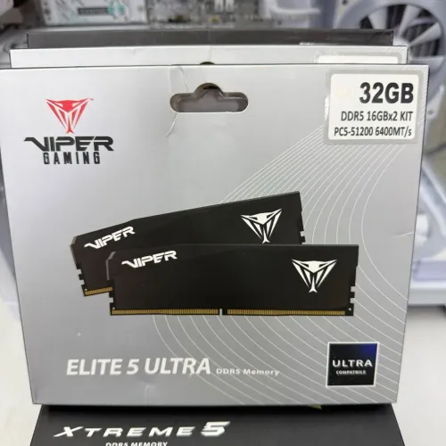 MEMORIA RAM DESKTOP DDR5 32GB (2X16GB) 6400MHZ PATRIOT VIPER ELITE 5 ULTRA