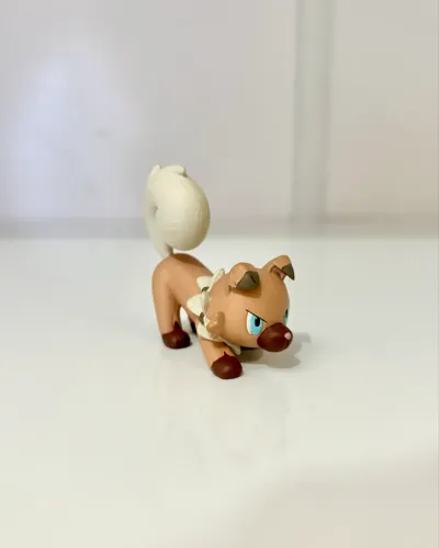 boneco/figure pokémon rockruff tomy