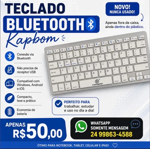 Teclado Bluetooth