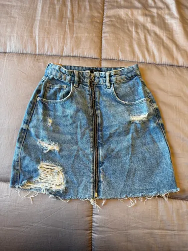 Saia Jeans Zara 34 (xs)