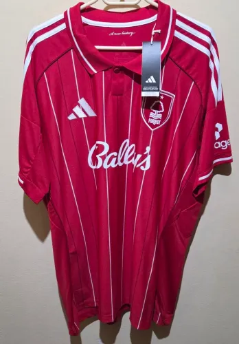 camisa nottingham forest adidas original home 2025/2026