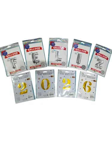 balão metalizado "feliz 2026": brilhe na sua festa de ano novo!