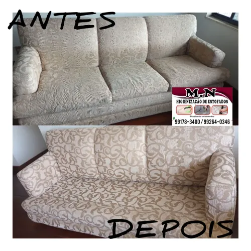 Lavagem de estofados aparte de 70 reais