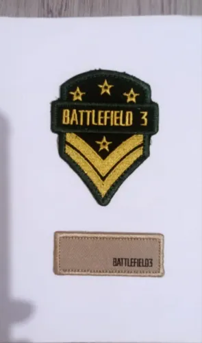 Dois patches bordados Battlefield 3