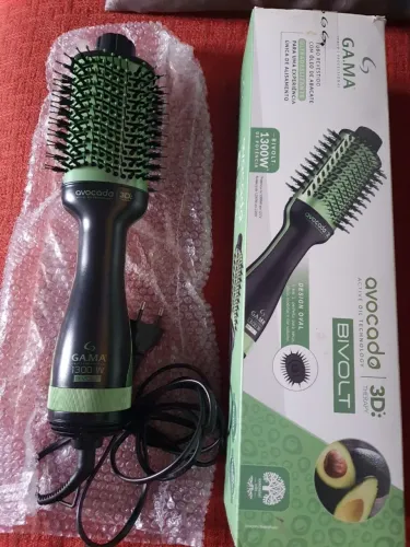 Escova alisadora secadora Gama Avocado 3D 1300W