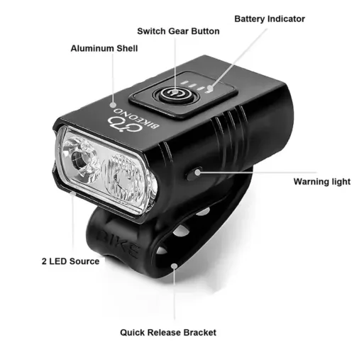 Laterna para bicicleta bike