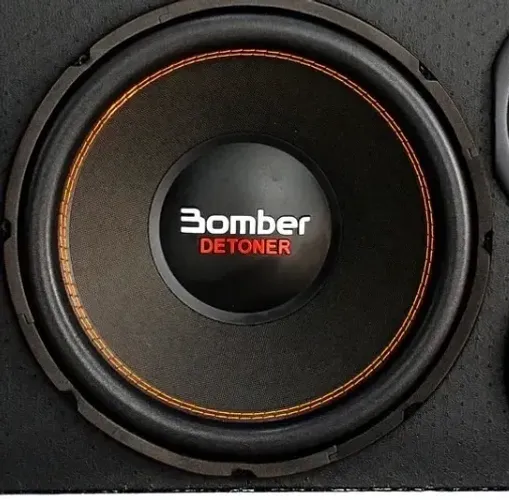 Alto falante subwoofer, modelo bomber detoner 350, 12 polegadas 350 w RMS