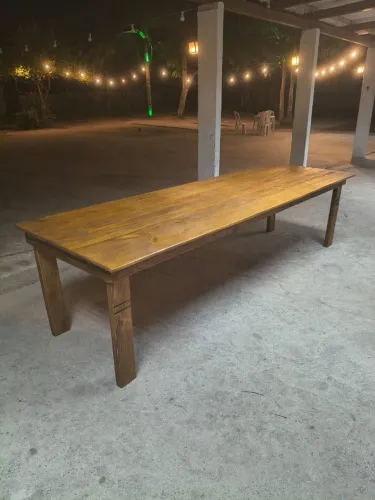 Mesa de madeira maciça 3,00x90 NOVA