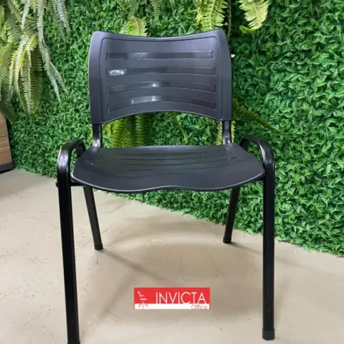 PROMOÇÃO  CADEIRA FIXA NEW ISO EMPILHÁVEL PARA ESCRITÓRIO/HOME OFFICE/RECEPÇÃO