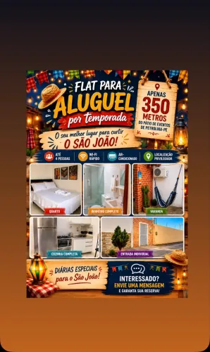 Flat a 300m do São João do Vale!