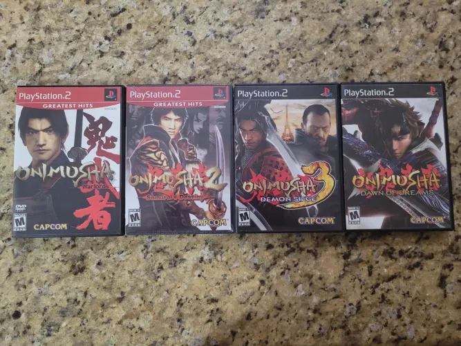 Coleção Onimusha PS2 - 4 jogos