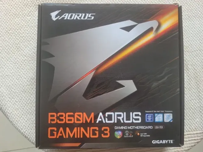 Processador i5 8400 + Placa mãe B360M Aorus Gaming 3