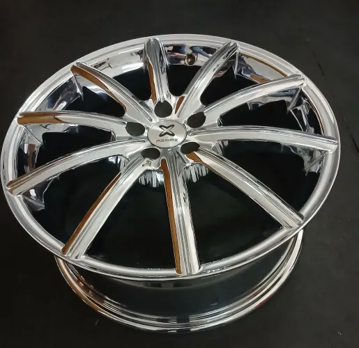 Rodas aro 18x7,5  5x100 cromadas.