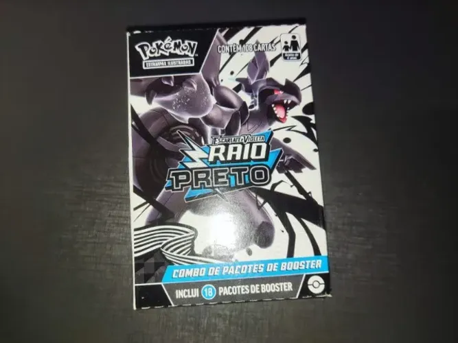 Mini Booster Box Raio Preto, Produto Lacrado Pokémon TCG