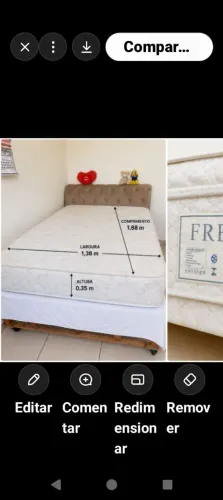 COLCHÃO CASAL CONFORME ESPECIFICAÇÕES