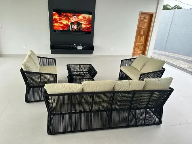 SOFÁ NEW YORK EM CORDÃO NAUTICO