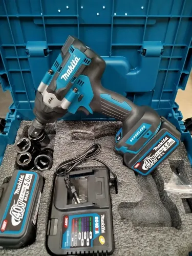 Chave de impacto 2 baterias 40v  3/4 Makita 