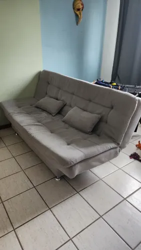 Sofá cama dobrável 1,80m