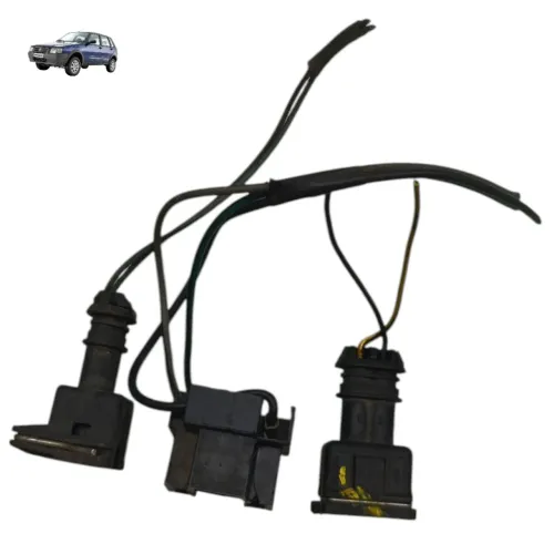 Jogo Plug Conector Farol Fiat Uno Mille 2007 2008 2009 2010