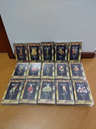 Lote de vhs História geral da arte 1 ao 15