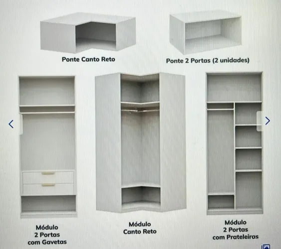 GUARDA ROUPA MODULADO