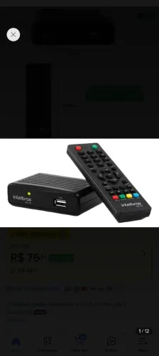 Conversor de TV Digital Intelbras DC700