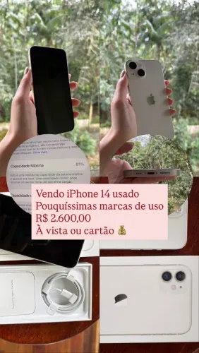 iPhone 14 Pouco uso 