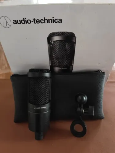 Microfone Audio-technica At2020 Condensador Cardioide (Usado)