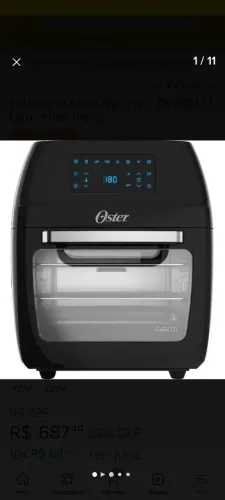 Fritadeira Oster.12 litros