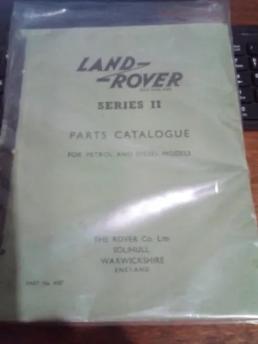 Catalogo de Parts Land Rover. em ingles