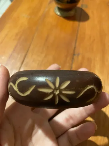 Pulseira de madeira