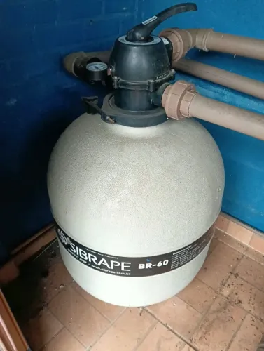 filtro de areia sibrape br-60 p piscina