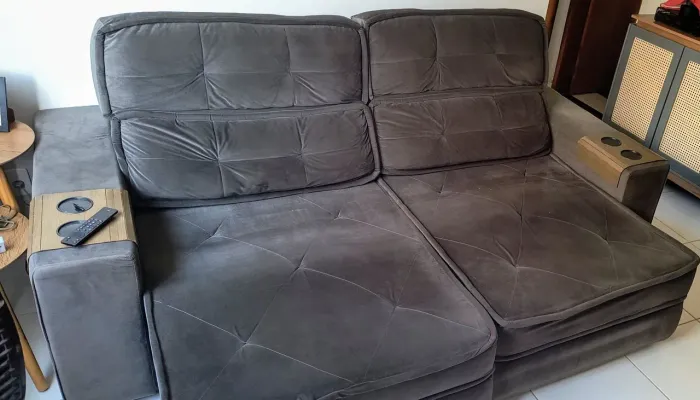 Sofá retrátil 4 lugares 