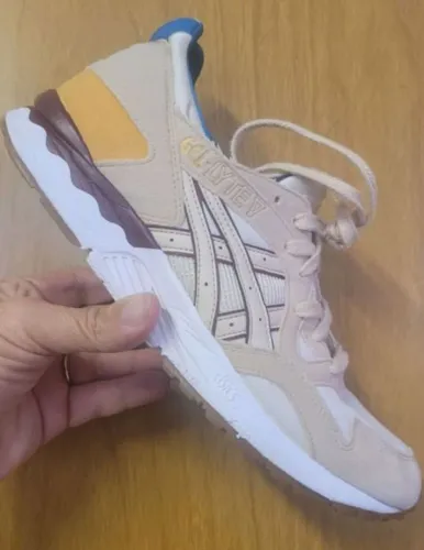 tênis asics gel-lyte v bege - 40