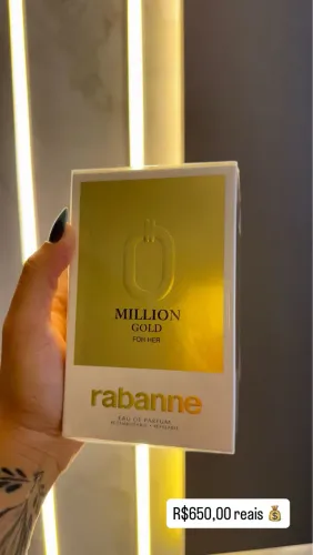 Perfume Million Gold Rabanne Eau de Parfum Feminino 90ml