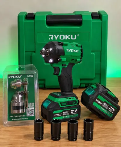 Chave de Impacto + 2 Baterias