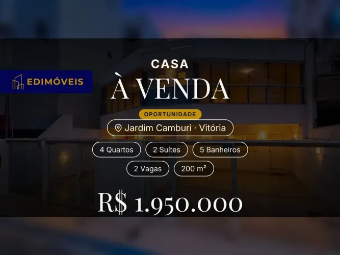 Charmosa Casa Duplex com Quintal em Jardim Camburi - Venha conhecer!