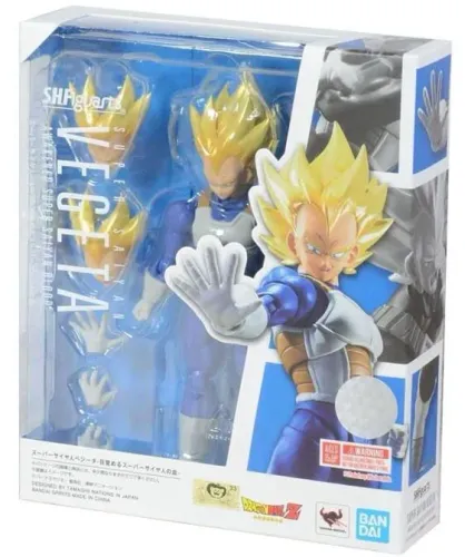 Vegeta Awakened - DBZ - S.H.Figuarts Bandai - NOVO<br>
