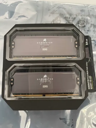 Memória Ram Corsair Dominator Platinum 64gb 2x32gb Ddr5 Rgb