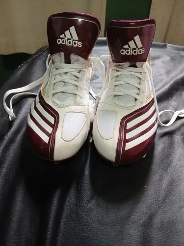 Chuteira Adidas Scorch Thrill Super Futebol Americano - Rara / Nova num 42 obs pequeno det