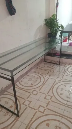 Mesa com vidro Temperado 
