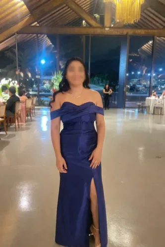 Vestido azul royal 