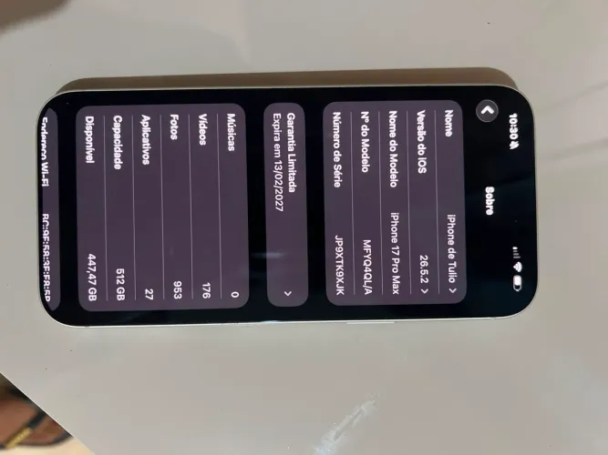 iPhone 17 pro max 512